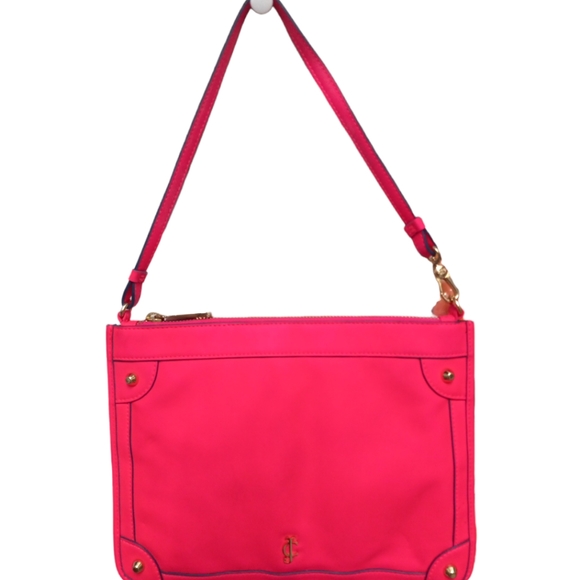 JUICY COUTURE Florescent Pink/Gold Shoulder Bag - Picture 1 of 9